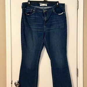 Signature by Levi Strauss Women's Dark Blue Boot Cut Jeans
